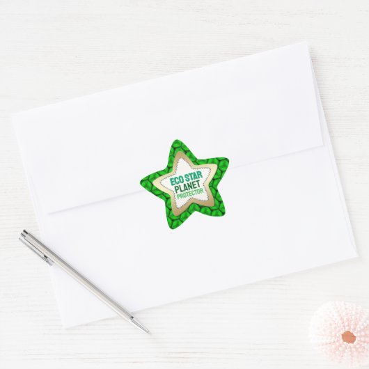 Sticker Eco Star Planet Protector (Enveloppe)