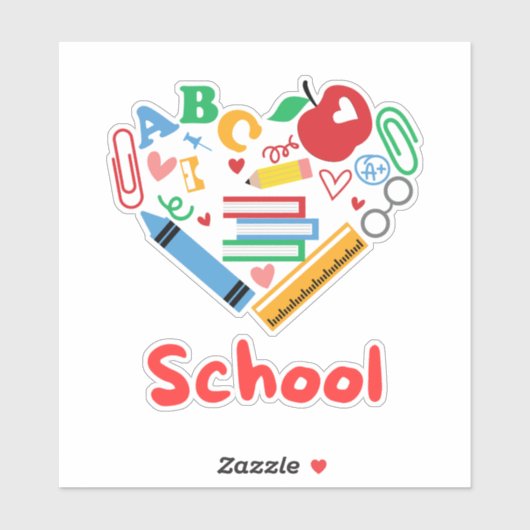 Sticker École (Feuille)