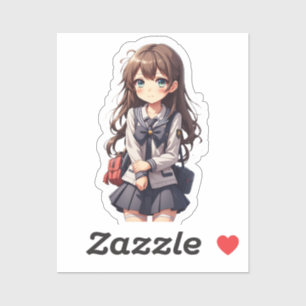 Sticker École japonaise d'Anime