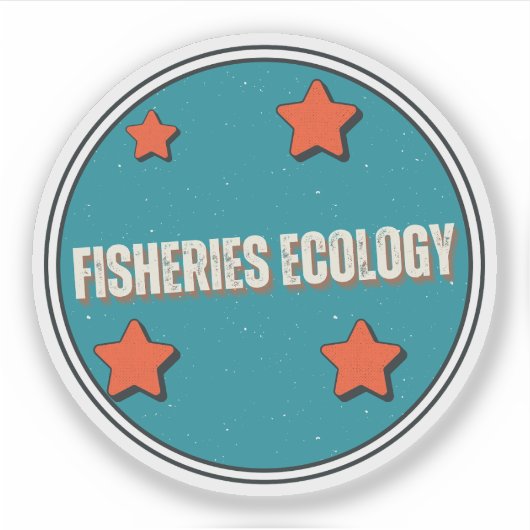 Sticker Écologie des pêches (Devant)