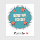 Sticker Écologie industrielle (Feuille)