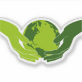 Sticker écologique "Save the Earth" (Devant)