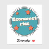 Sticker Économétrie (Feuille)
