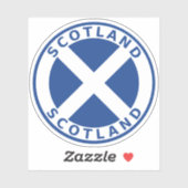 Sticker Écosse (Feuille)