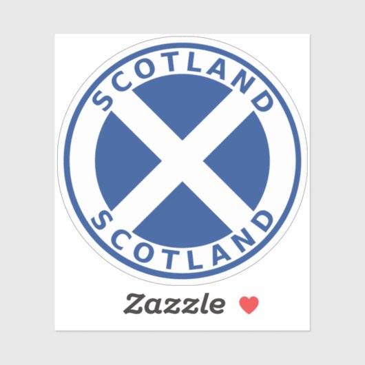 Sticker Écosse (Feuille)