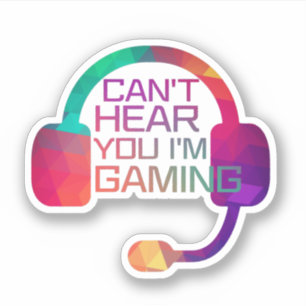 Sticker Écouteurs de jeu pour les joueurs