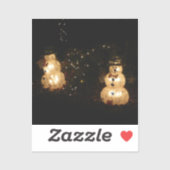 Sticker Écran Luminaire Snowman (Feuille)