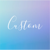 Sticker Écriture de script modifiable moderne | Ombre colo (Devant)