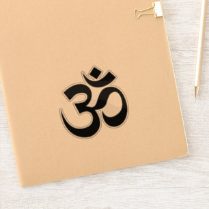 Sticker Écriture de symbole Om en script Sanskrit