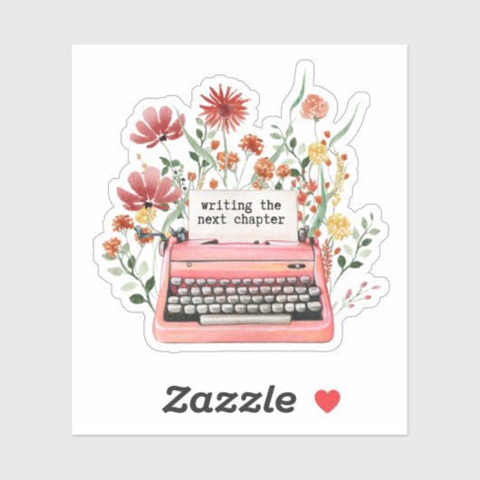 Sticker Écriture du chapitre suivant (Feuille)