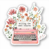 Sticker Écriture du chapitre suivant (Devant)