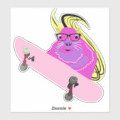 Sticker Écureuil coquin #116 (Feuille)