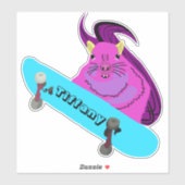 Sticker Écureuil coquin #126 Nom des filles (Feuille)