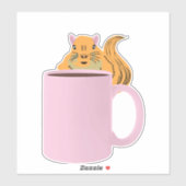 Sticker Écureuil coquin #135 (Feuille)