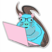 Sticker Écureuil coquin #137 (Devant)