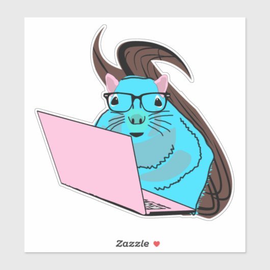 Sticker Écureuil coquin #137 (Feuille)