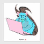 Sticker Écureuil coquin #137 (Feuille)