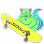 Sticker Écureuil coquin #142 Nom des filles (Devant)