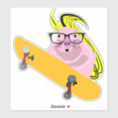 Sticker Écureuil coquin #147 (Feuille)
