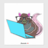 Sticker Écureuil coquin #148 (Feuille)