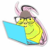 Sticker Écureuil coquin #162 (Devant)