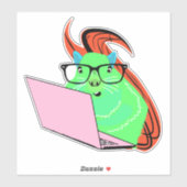 Sticker Écureuil coquin #163 (Feuille)