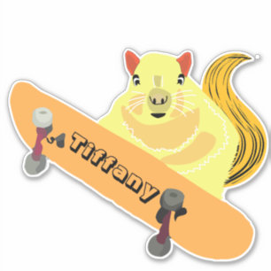 Sticker Écureuil coquin #169 Nom des filles