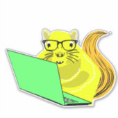 Sticker Écureuil coquin #172 (Devant)