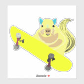 Sticker Écureuil coquin #186 (Feuille)