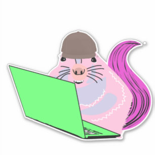 Sticker Écureuil coquin #193
