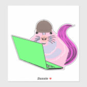 Sticker Écureuil coquin #193 (Feuille)