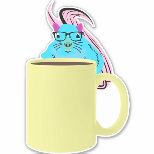 Sticker Écureuil coquin #231 (Devant)