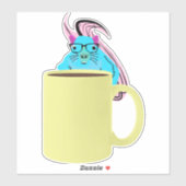 Sticker Écureuil coquin #231 (Feuille)