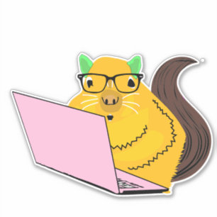 Sticker Écureuil coquin #239
