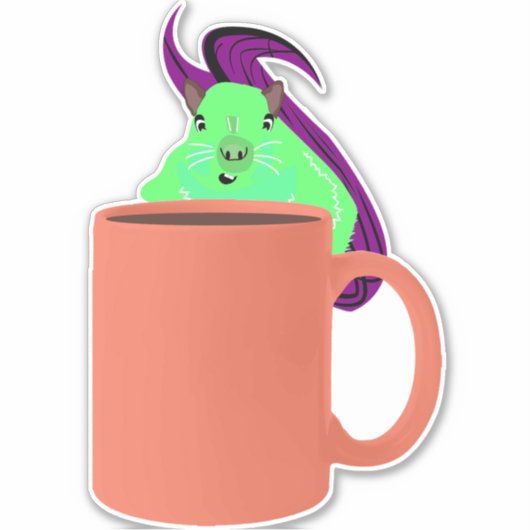 Sticker Écureuil coquin #272 (Devant)