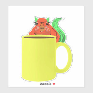 Sticker Écureuil coquin #340