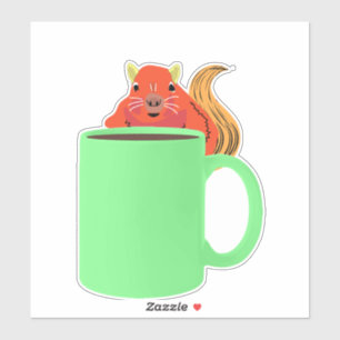 Sticker Écureuil coquin #356