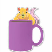 Sticker Écureuil coquin #411 (Devant)