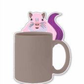 Sticker Écureuil coquin #456 (Devant)