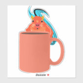 Sticker Écureuil coquin #485 (Feuille)