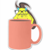 Sticker Écureuil coquin #493 (Devant)