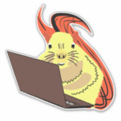 Sticker Écureuil coquin #51 (Devant)