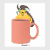 Sticker Écureuil coquin #515 (Feuille)