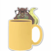 Sticker Écureuil coquin #551 (Devant)