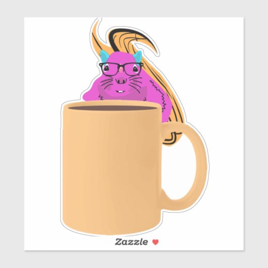 Sticker Écureuil coquin #559 (Feuille)