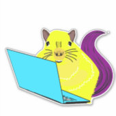 Sticker Écureuil coquin #56 (Devant)