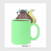 Sticker Écureuil coquin #577 (Feuille)