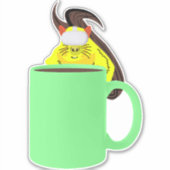 Sticker Écureuil coquin #620 (Devant)