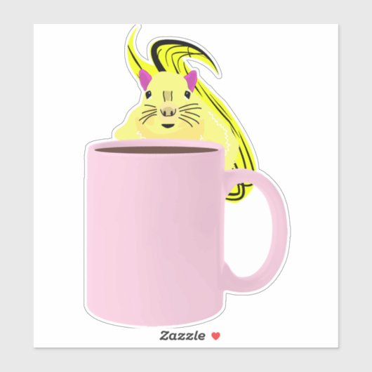 Sticker Écureuil coquin #621 (Feuille)