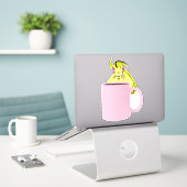 Sticker Écureuil coquin #621 (Ordinateur portable sur le bureau)